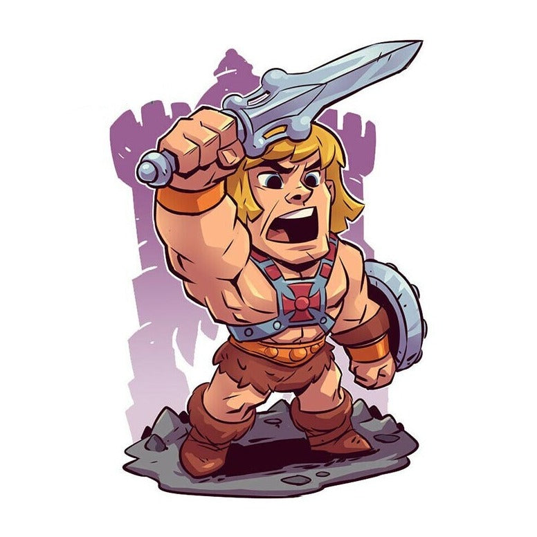 Masters of the Universe 'Chibi He-Man | Fighter' Vinyl Car Sticker