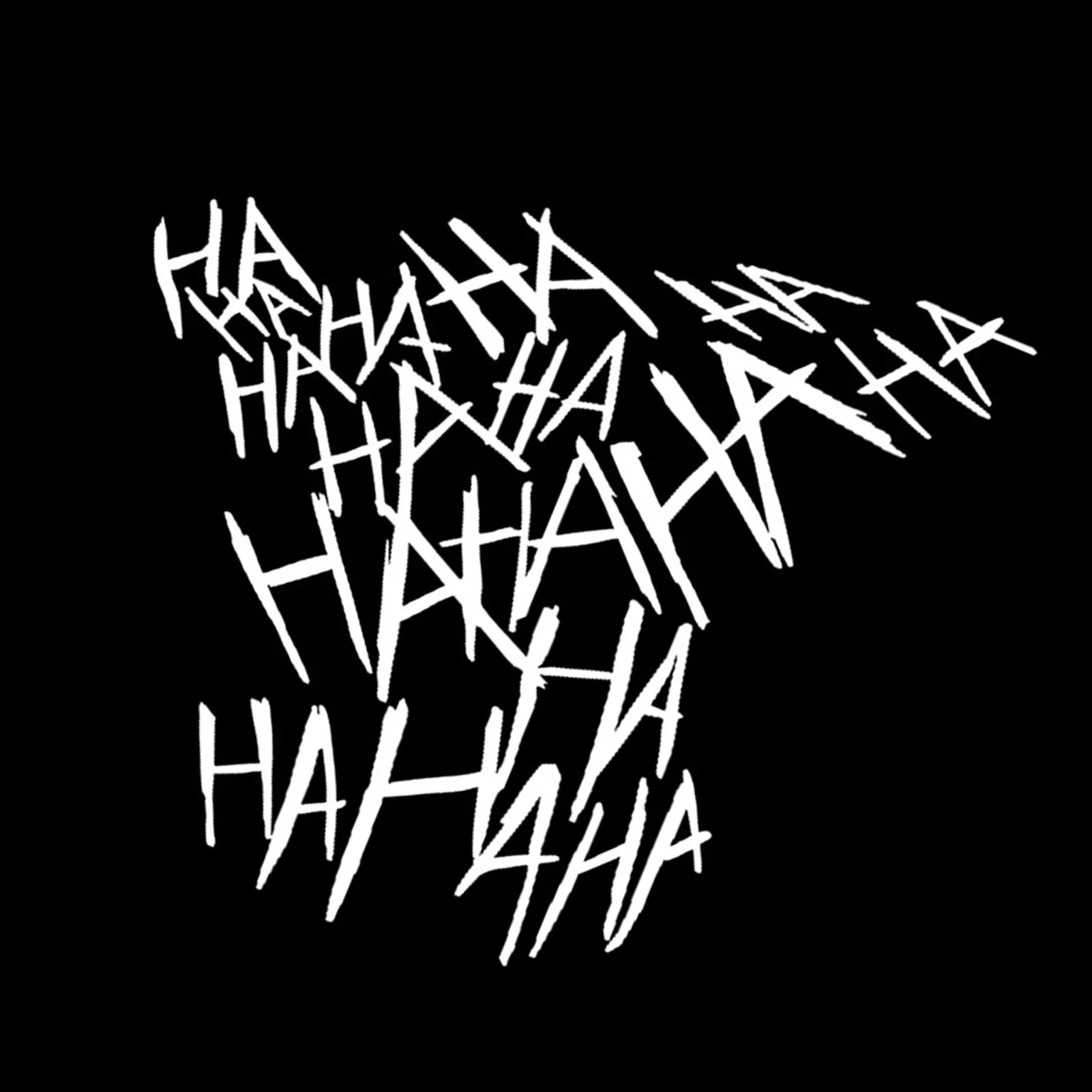 Joker Laugh 'Hahahaha | 1.0' Vinyl Car Sticker