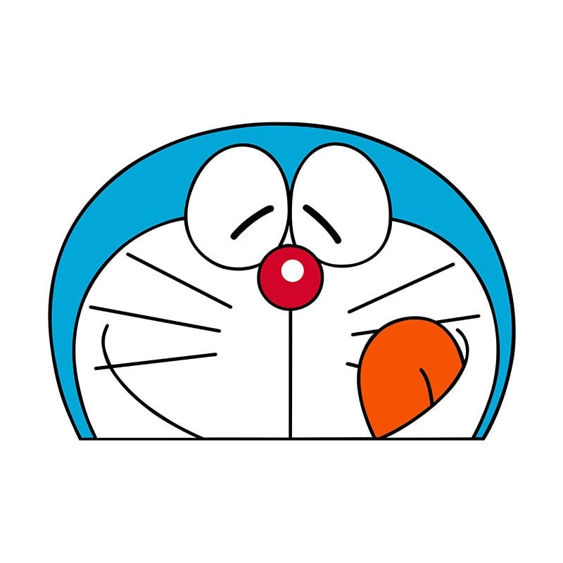 Doraemon 'Licking Lip | Left' Vinyl Car Sticker
