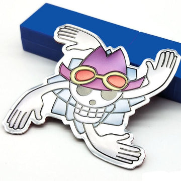 One Piece 'Nico Robin Logo' Metal Car Sticker
