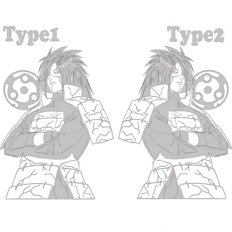 Naruto 'Madara Uchiha | Konohagakure' Vinyl Car Sticker