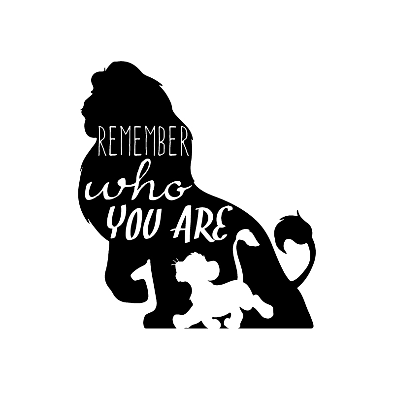 The Lion King 'Simba | Remember Who You Are' Vinyl Car Sticker