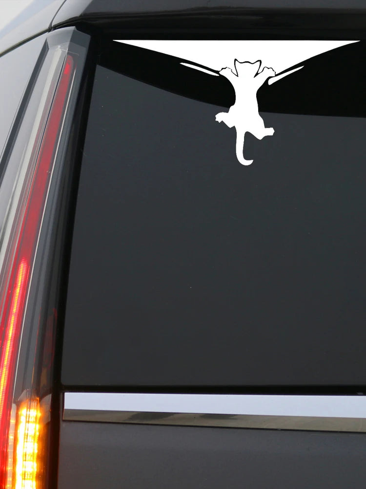 Cute Cat 'Climbing' Vinyl Car Sticker