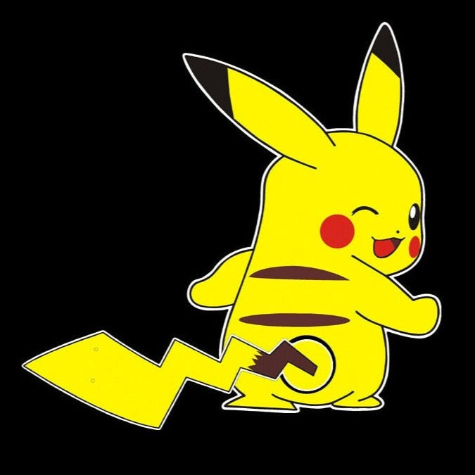 Pokemon 'Pikachu | Wink | Left' Vinyl Car Wiper Sticker