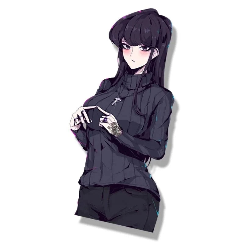 Komi Can't Communicate 'Komi Shouko | Gothic Outfit' Vinyl Car Sticker