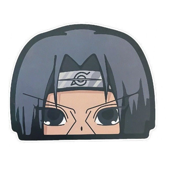 Naruto 'Itachi | Serious' Vinyl Car Peeker Sticker