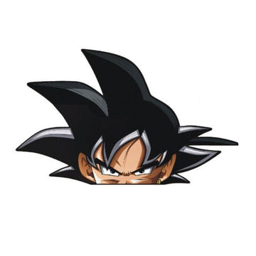 Dragon Ball Z 'Goku | Black Gray Hair' Vinyl Car Peeker Sticker