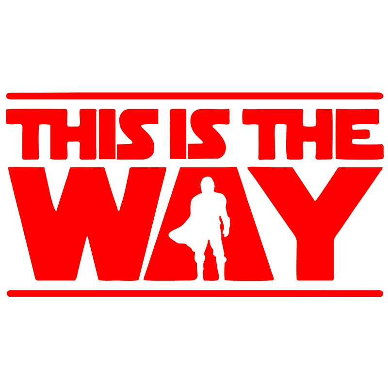 Star Wars 'This Is The Way | Mandalorian' Vinyl Car Sticker
