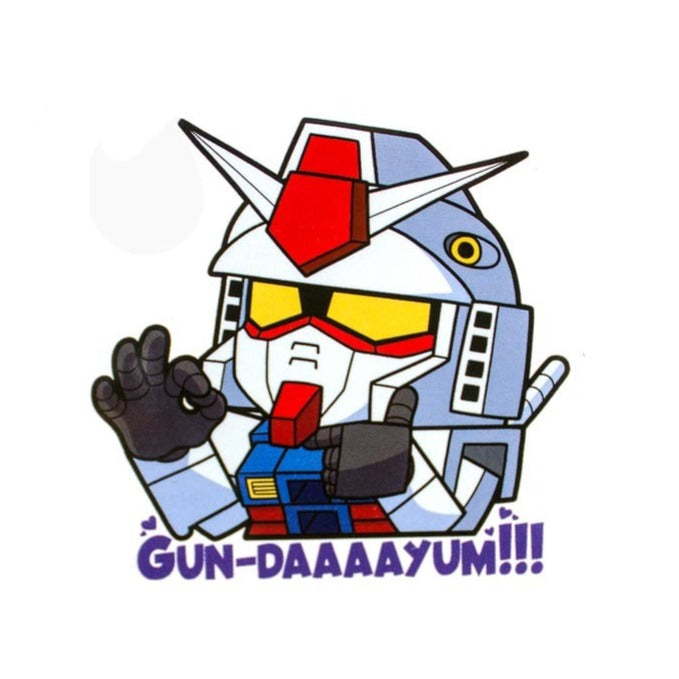 Mobile Suit 'Chibi RX-78-2 Gundam | Gun-Daaaayum!!!' Vinyl Car Sticker