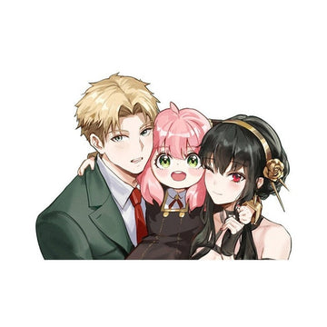 Spy x Family 'Anya Forger | Hugging Loid And Yor' Vinyl Car Sticker