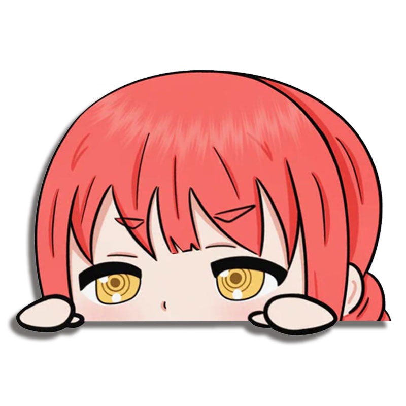 Chainsaw Man 'Chibi Makima | Sad' Vinyl Car Peeker Sticker