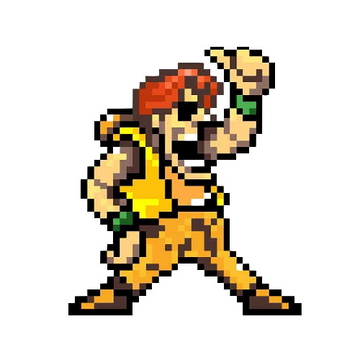 Metal Slug 'Tarma Roving | Approved |  8-Bit Pixel' Vinyl Car Sticker