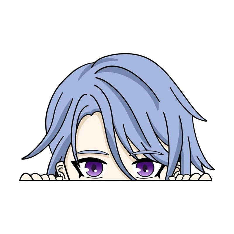 Genshin Impact 'Kamisato Ayato' Vinyl Car Peeker Sticker