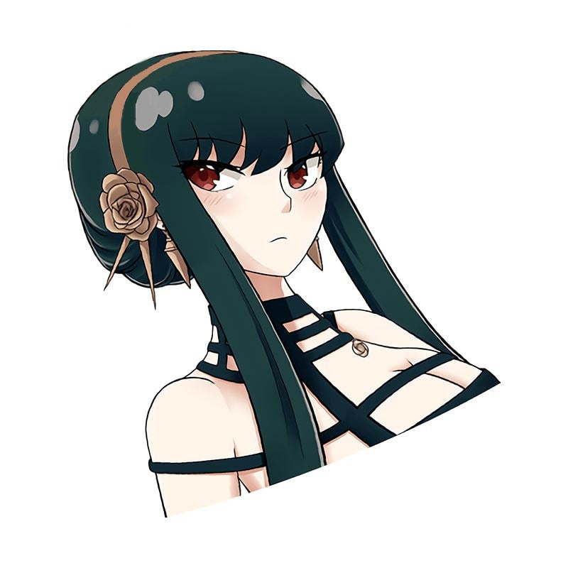 Spy x Family 'Yor Forger | Serious' Vinyl Car Peeker Sticker