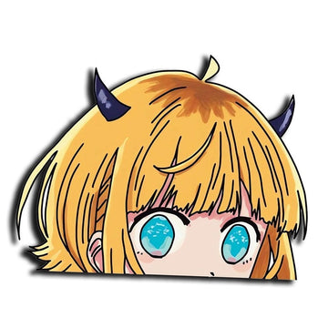 Oshi no Ko 'Mem-Cho | Shocked' Vinyl Car Peeker Sticker