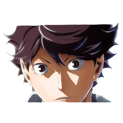 Haikyuu!! 'Toru Oikawa' Vinyl Car Peeker Sticker