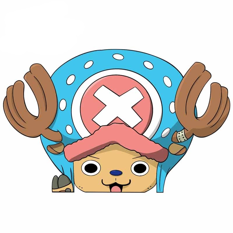 One Piece 'Tony Tony | Happy' Vinyl Car Peeker Sticker