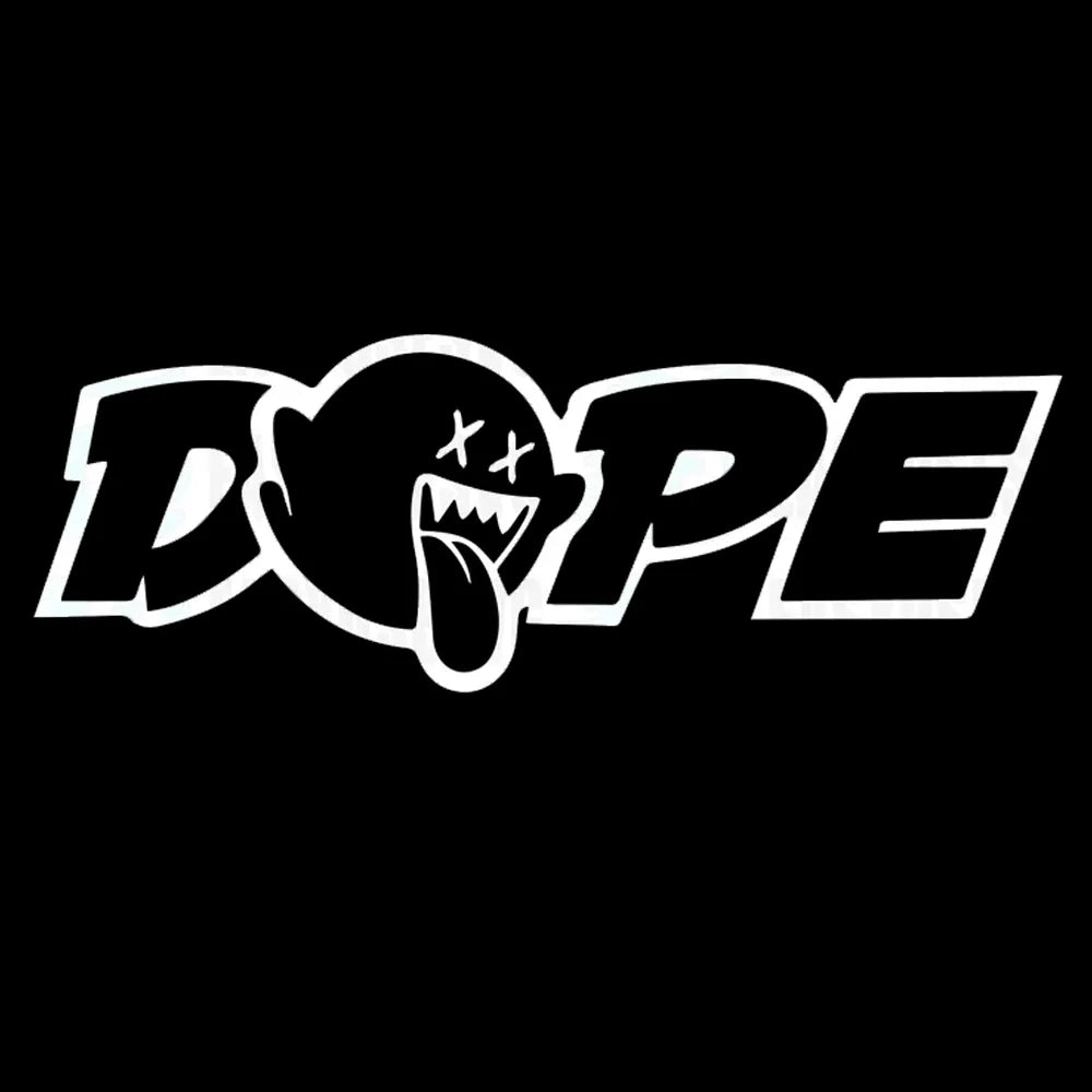 Cool 'Dope Ghost | Tongue Out' Vinyl Car Sticker