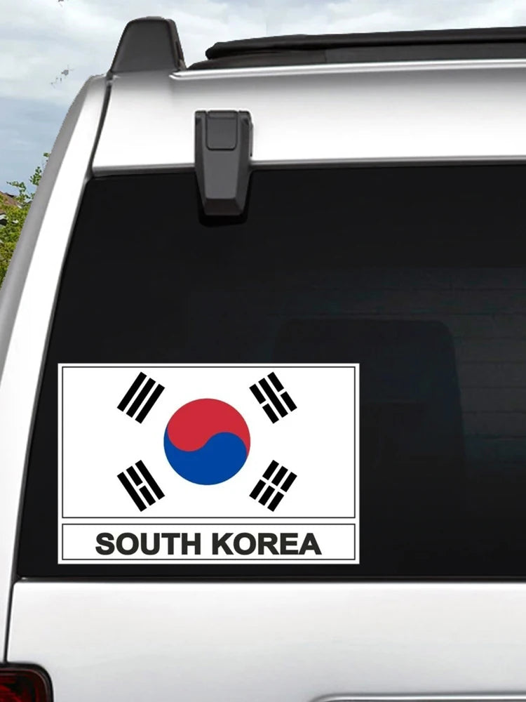 South Korea Flag Vinyl Car Sticker