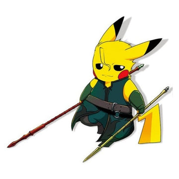 Pikachu x Diarmuid Ua Duibhne Vinyl Car Sticker