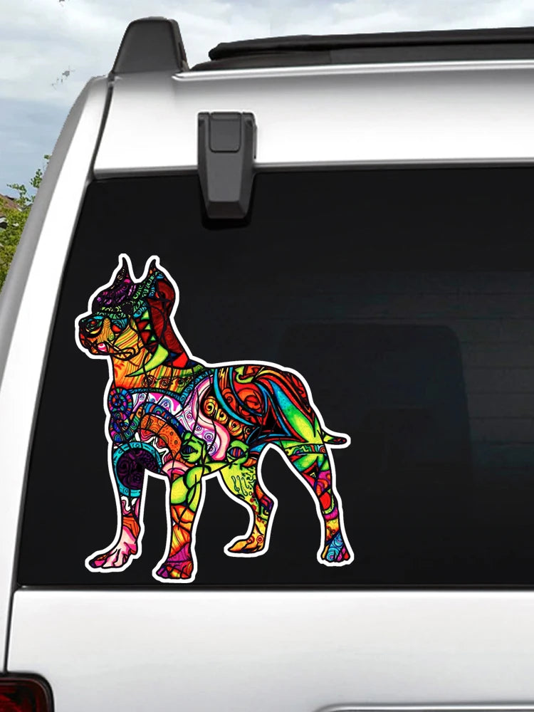 Pitbull 'Graffiti' Vinyl Car Sticker