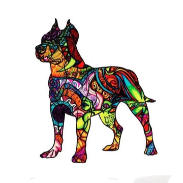 Pitbull 'Graffiti' Vinyl Car Sticker