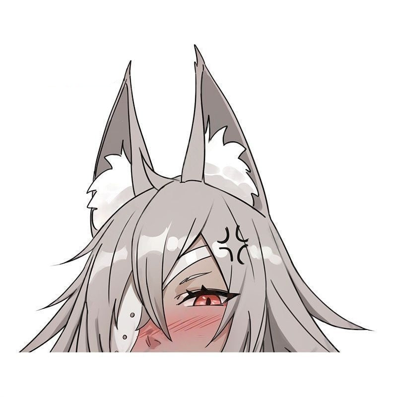 Mushoku Tensei 'Ghislaine Dedoldia | One Eye' Vinyl Car Peeker Sticker