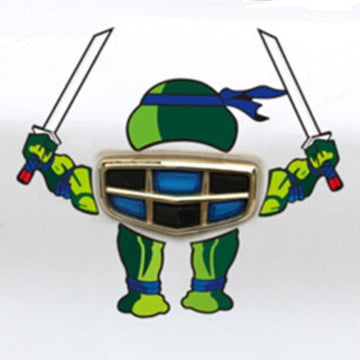 Teenage Mutant Ninja Turtles Tail 'Leonardo' Vinyl Car Sticker