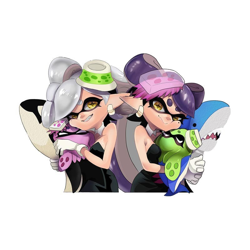 Splatoon 'Marie and Callie | Inkling Squids' Vinyl Car Sticker