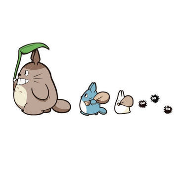 My Neighbor Totoro ‘Line Up | Left 2.0’ Vinyl Car Sticker