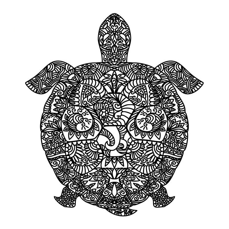 Tribal Turtle Sea 'Tribal Maori Polynesian' Vinyl Car Sticker