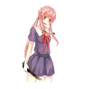 Future Diary 'Yuno Gasai | Walking' Vinyl Car Sticker