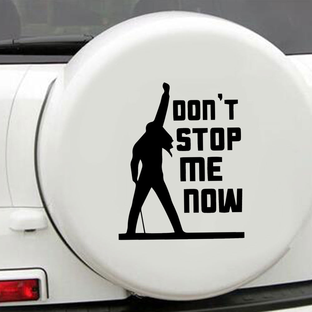 Freddie Mercury 'Don't Stop Me Now' Vinyl Car Sticker