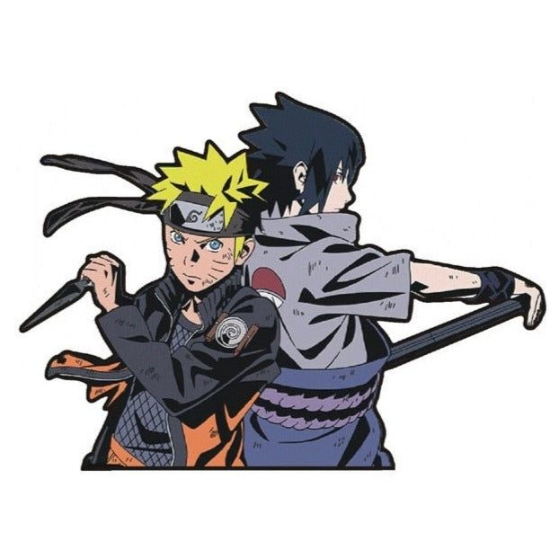 Naruto 'Naruto And Sasuke | Serious' Vinyl Car Sticker