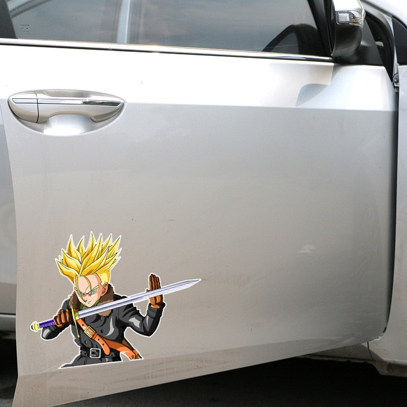 Dragon Ball Z 'Super Saiyan Trunks | Sword' Vinyl Car Sticker