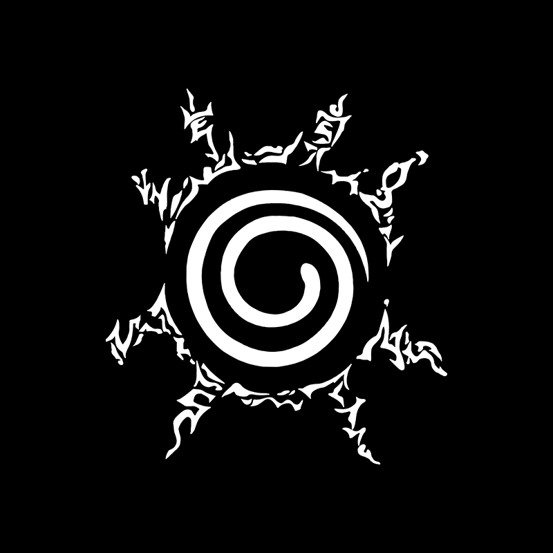 Naruto 'Eight Sign Seal' Vinyl Car Sticker