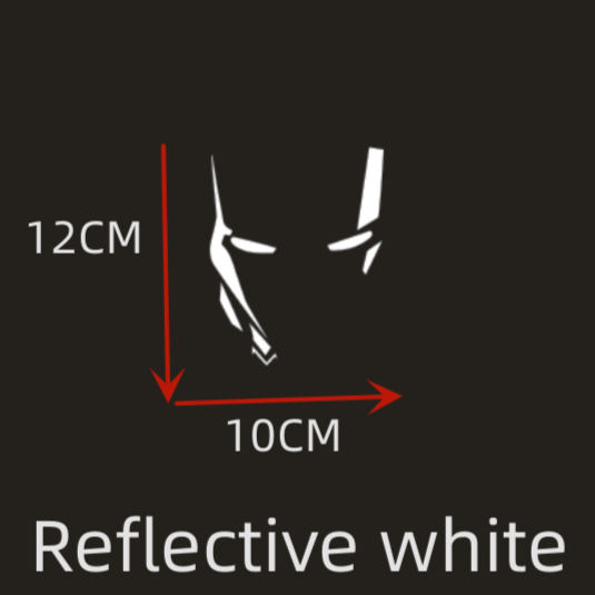 Iron Man 'Mask | Reflective' Vinyl Car Sticker