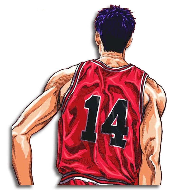 Slam Dunk 'Hisashi Mitsui | Jersey 14' Vinyl Car Sticker