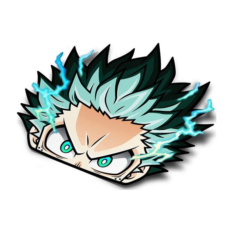 My Hero Academia 'Deku | Fiercer' Vinyl Car Peeker Sticker