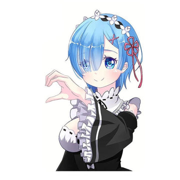 Re:Zero 'Rem | Half Heart Hand' Vinyl Car Sticker