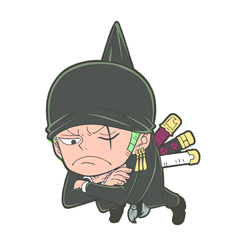 One Piece 'Hanging Zoro | Unhappy' Vinyl Car Sticker