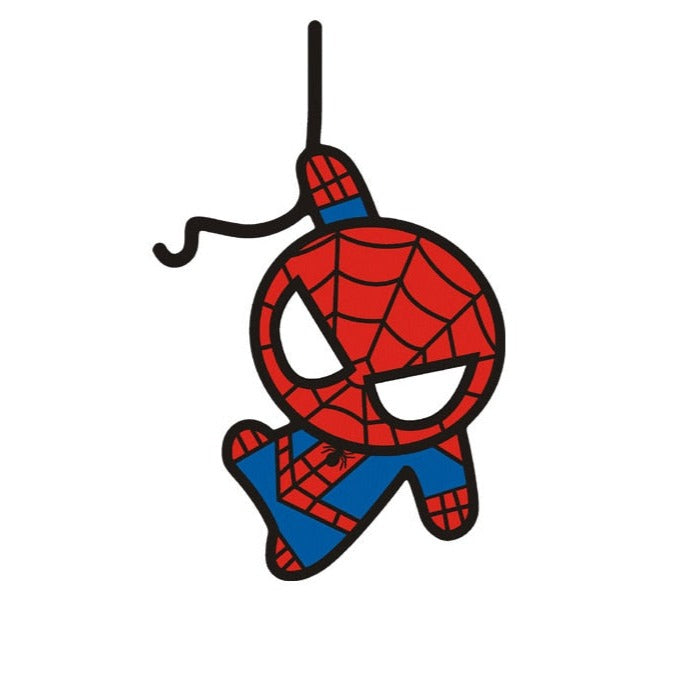 Spider-Man 'Hanging On Black Rope | Right | 1.0' Vinyl Car Sticker