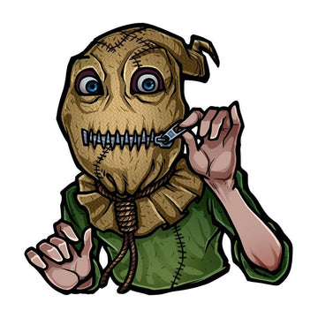 The Batman 'Scarecrow | Zipper Mouth' Vinyl Car Sticker