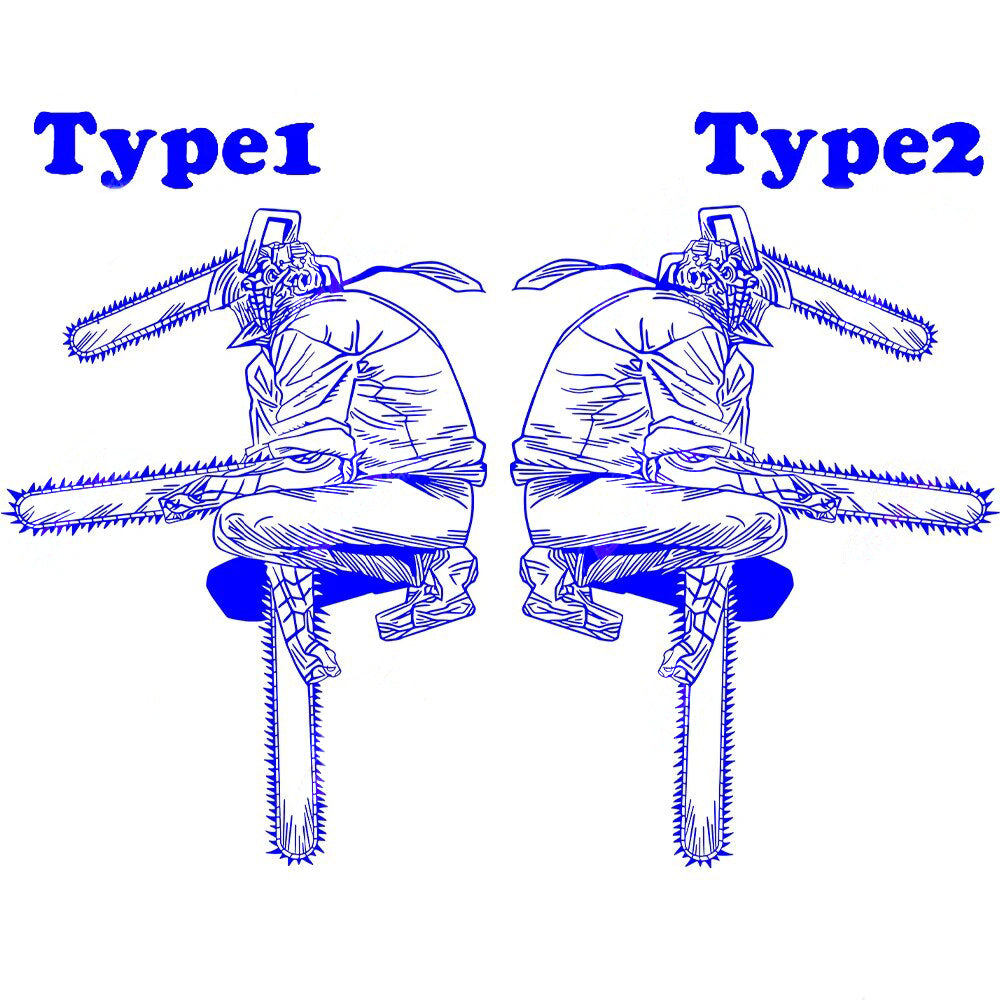 Chainsaw Man 'Fighting Pose' Vinyl Car Sticker