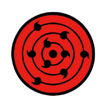 Naruto 'Rinne Sharingan Symbol' Vinyl Car Sticker