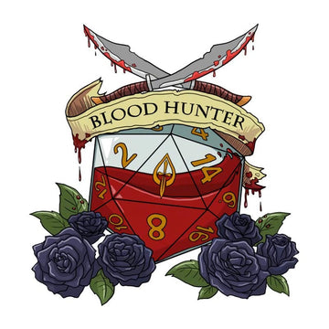 Dungeons & Dragons 'Blood Hunter Dice' Vinyl Car Sticker
