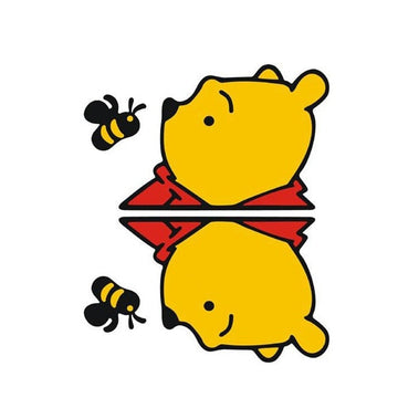Winnie the Pooh 'Pooh And Bee | Staring' Vinyl Car Sticker