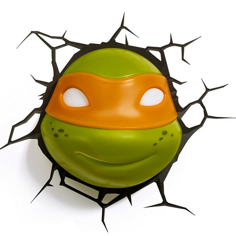 Teenage Mutant Ninja Turtles 'Michelangelo | Head' Car Window Vinyl Sticker