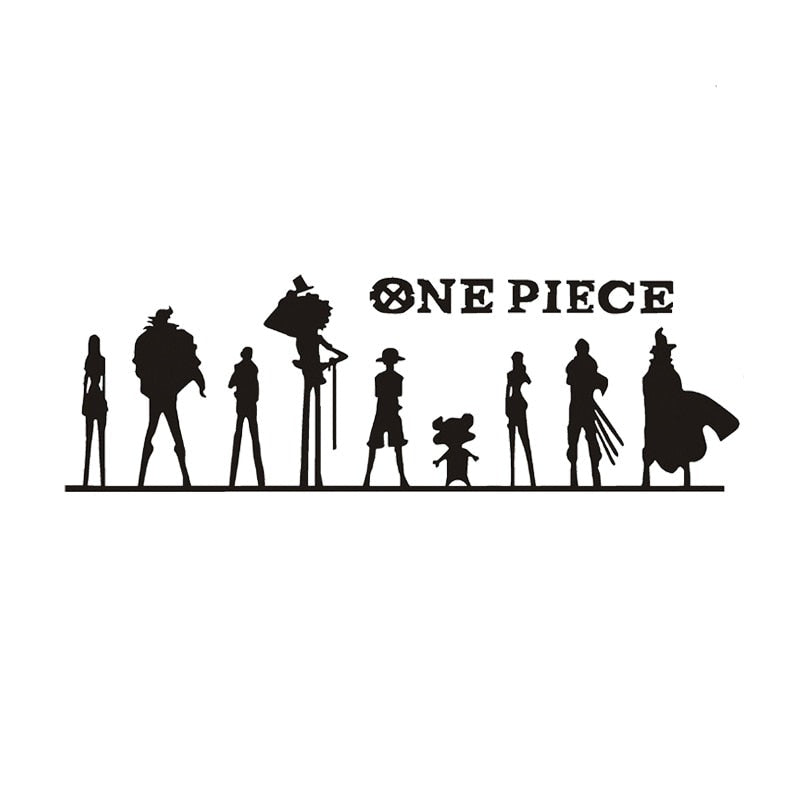 One Piece 'Casts | Standing' Vinyl Car Sticker