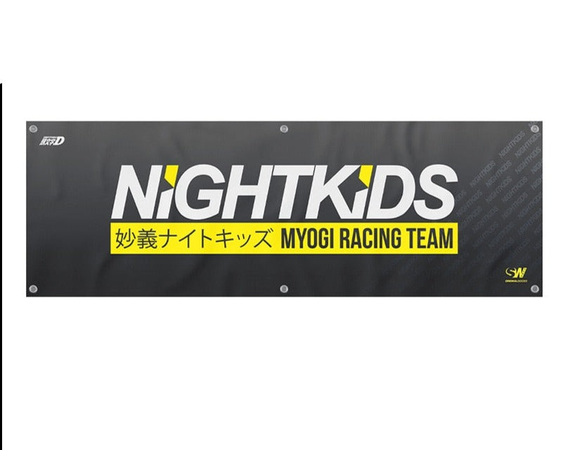 Initial D 'NightKids | Myogi Racing Team' Vinyl Car Sticker